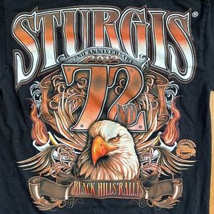 Sturgis 72nd Anniversary 2012 Black Hills Rally Shirt